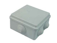 scatola stagna quadrata con coperchio e 6 passacavi ip44 - mm.80x80x40h. (0 cod:ferx.fer87667