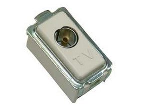 presa tv/sat coassiale "venus" - ø mm.9,5 diretta (7058) cod:ferx.fer88015