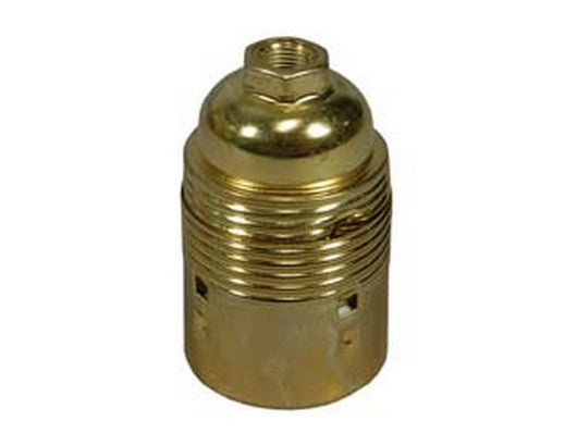 portalampada e27 in acciaio ottonato  cod:ferx.fer88978