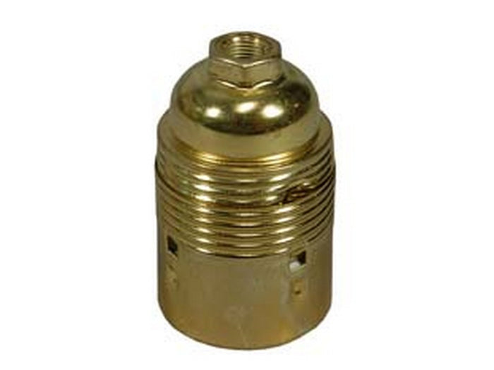 portalampada e27 in acciaio ottonato  cod:ferx.fer88978