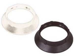 ghiera termoplastica per portalampada e27 - colore nero cod:ferx.fer88923