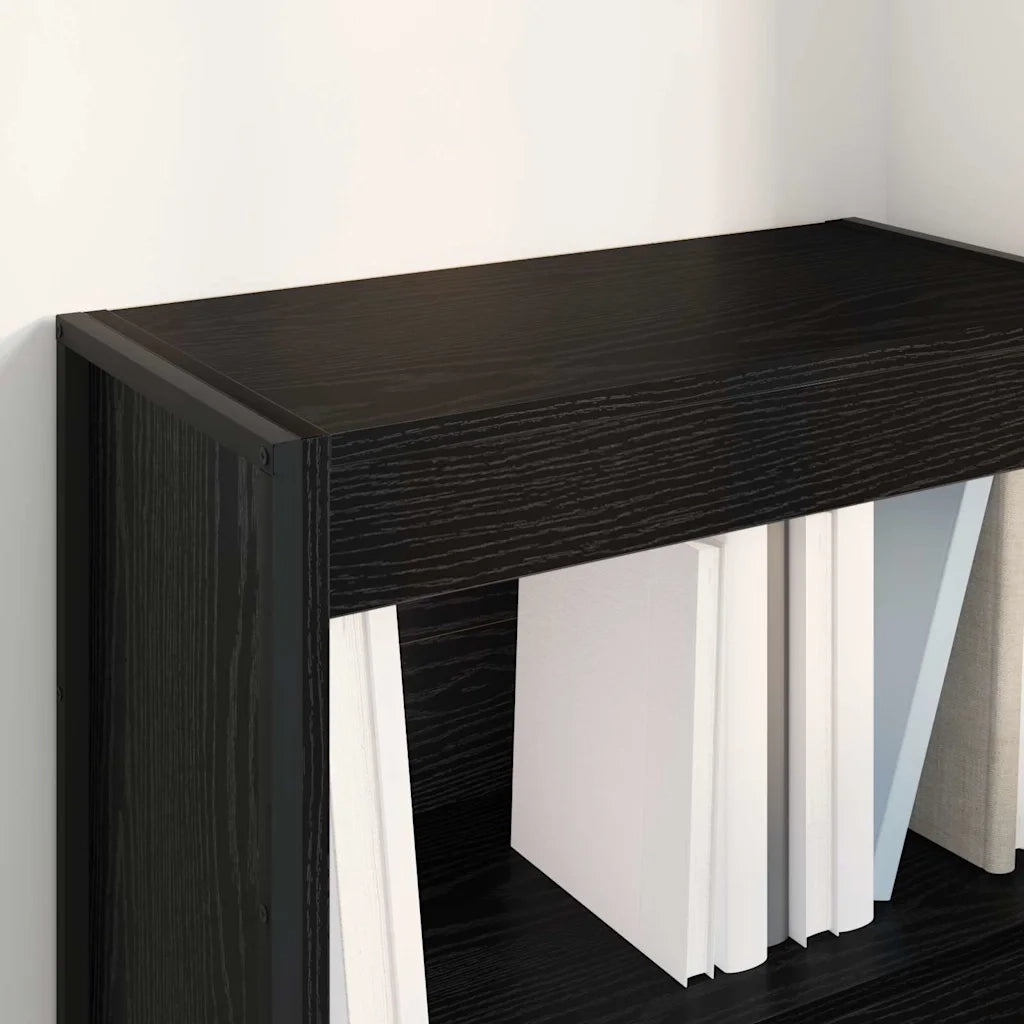 Armadio per Libri Rovere Nero 60 x 30 x 86,5 cm 886384