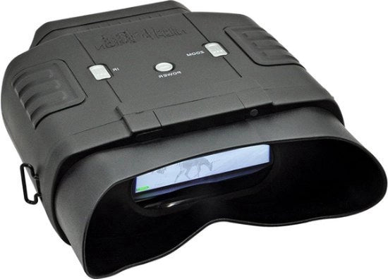 Apparecchio di osservazione notturna 3x20 con display grande e illuminazione infrarossa - osservare comodamente di giorno e di notte con borsa di trasporto nera