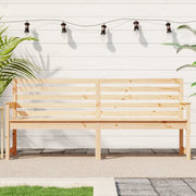 Panca da Giardino 203,5x48x91,5 cm in Legno Massello di Pino 824074