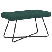 Panchina con bottoni imbottiti Verde Scuro 80 x 40 x 46 cm 42038362