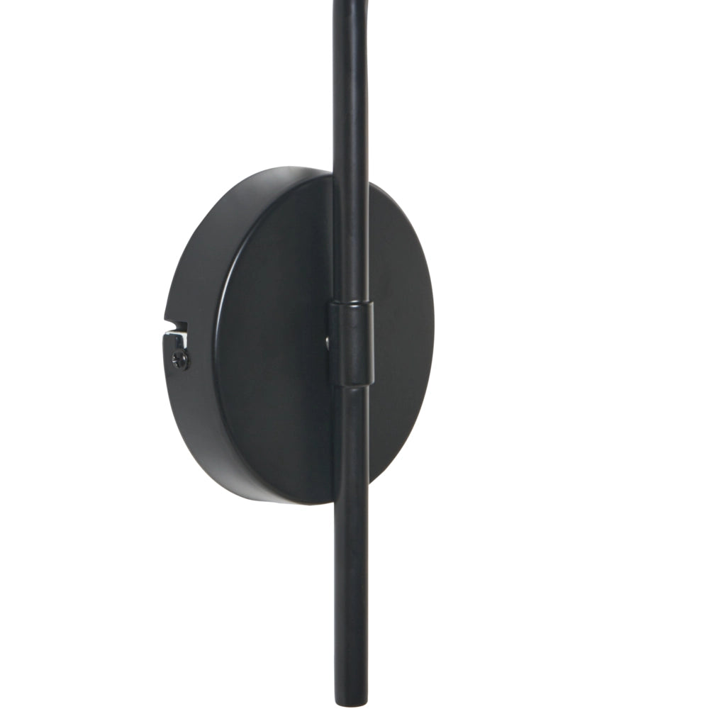 Set di 2 lampade da parete Paralume in vetro nero Lampada da parete Camera da letto Soggiorno Moderno industriale