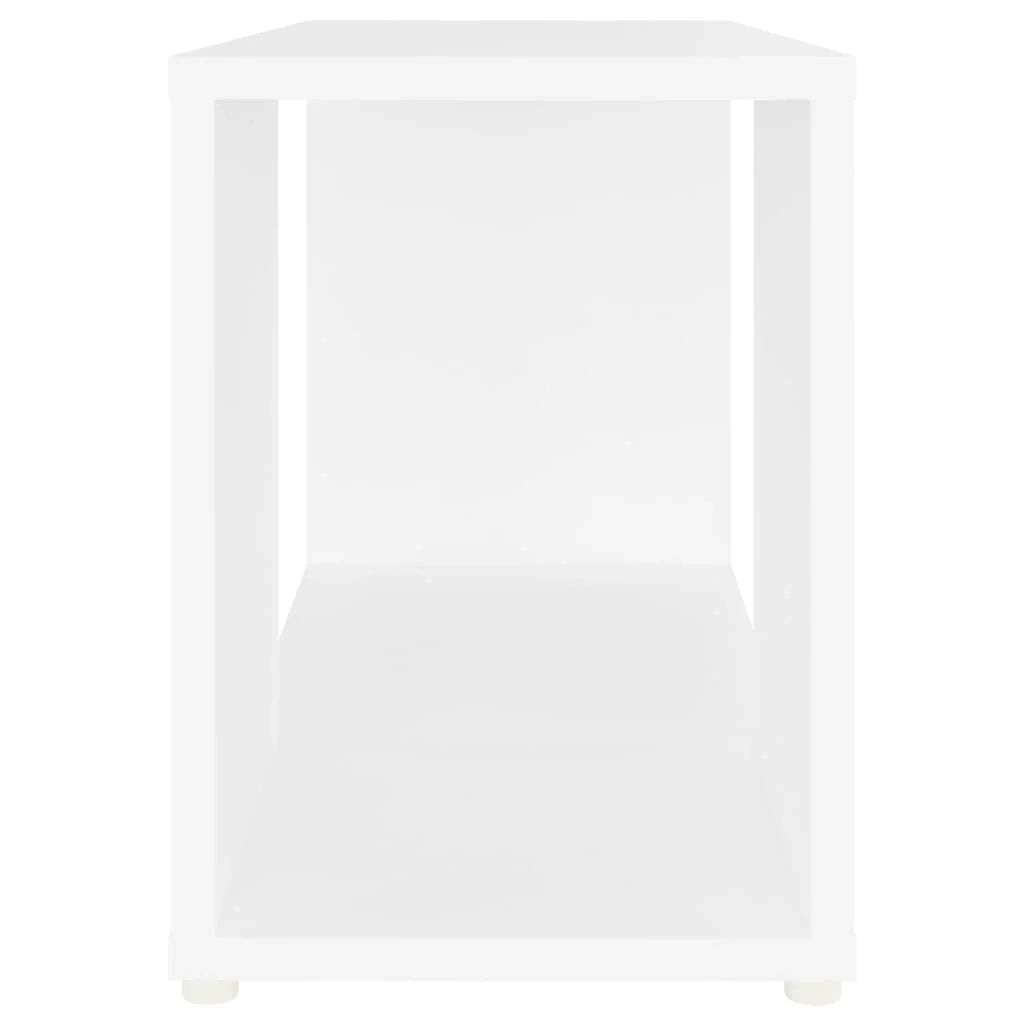 Mobile TV multimediale mensola TV credenza TV sala da pranzo soggiorno camera da letto 60 x 24 x 32 cm legno ingegnerizzato bianco 02_0026129