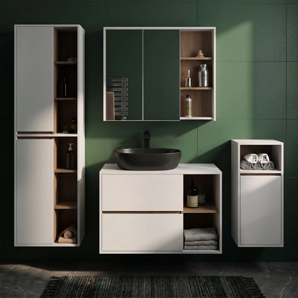 Lavabo da appoggio ovale ELIPSE ceramica 49 cm Nero Opaco