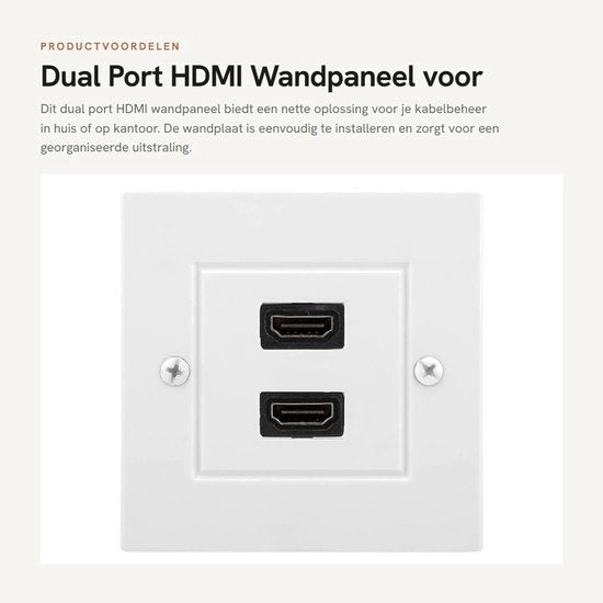 Pannello HDMI a Doppia Entrata per Uso Casa e Ufficio