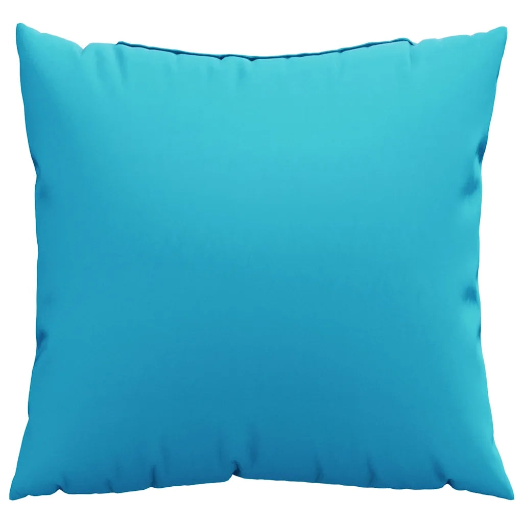 Cuscini Scatter 4 pcs Turchese 50 x 50 cm Tessuto in Poliestere