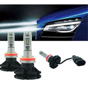 Trade Shop - Coppia Lampade Led Auto Fari H11 X3 Kit Lampadine 50 Watt 6000 Lumen Ip67 -