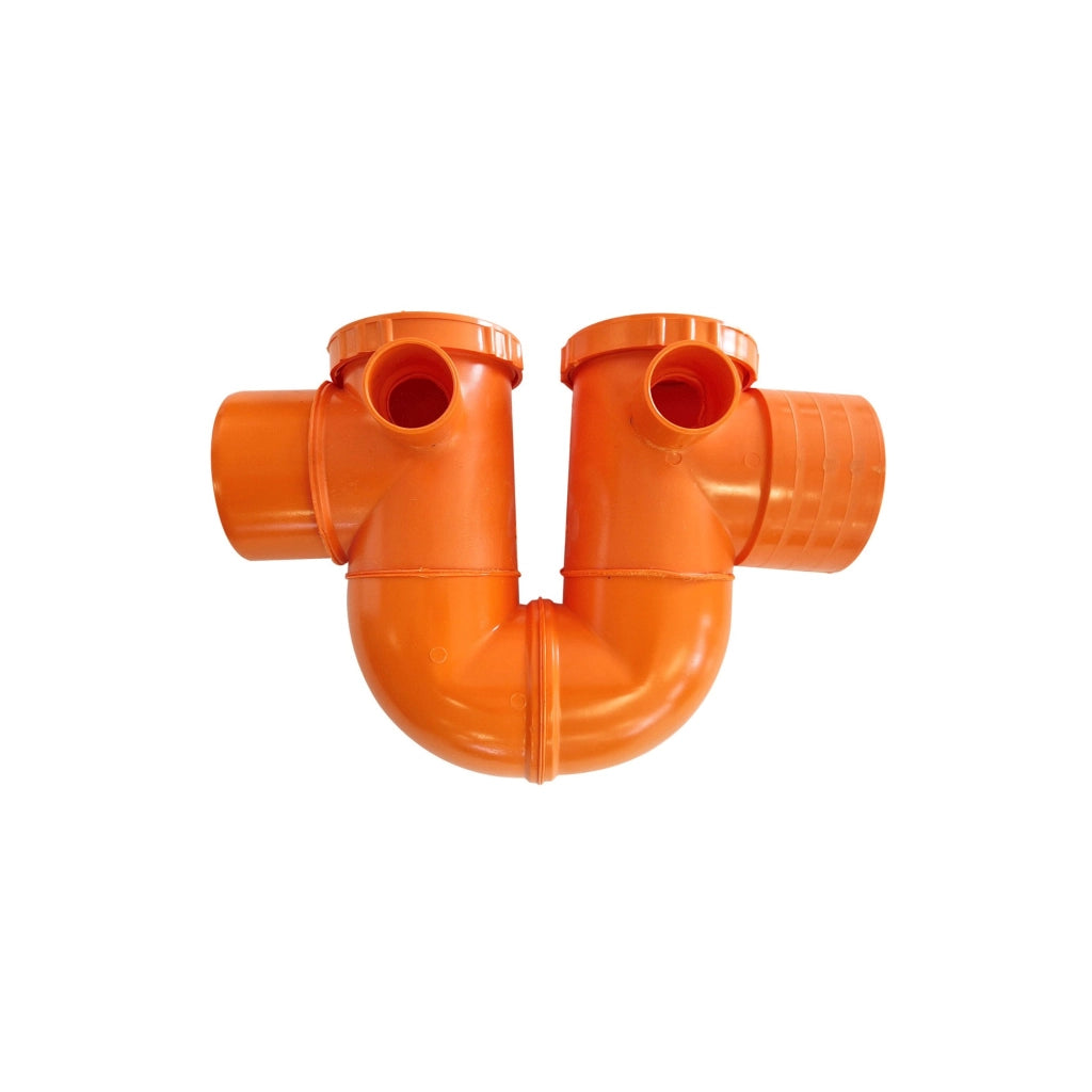 Sifone ad "U" con sfiato in pvc : Diametro - 110