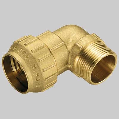 RACCORDO A GOMITO MASCHIO COBRA RING  63 x 2     TIEMME