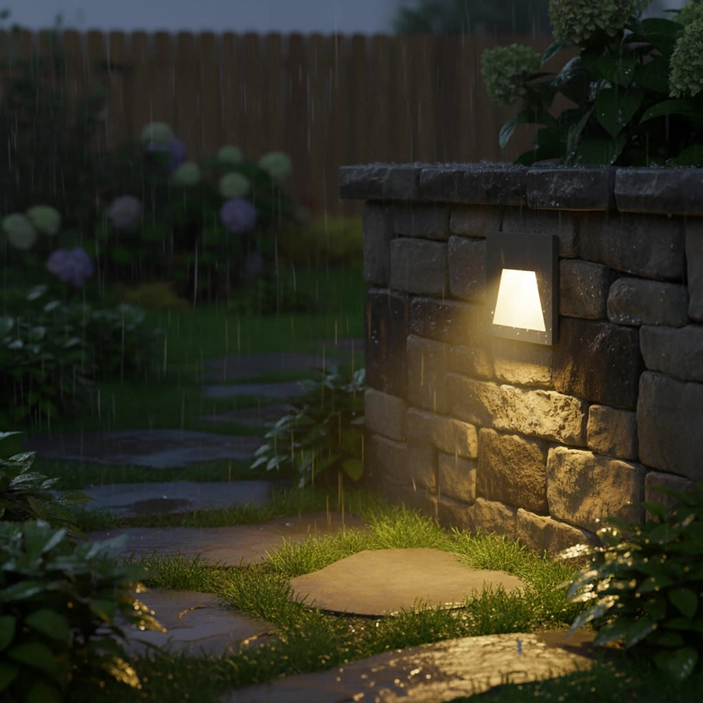 Faretto segnapassi IP65 LED 3W incasso scatola 503 scale giardino viale gradini 230V COLORE GRIGIO LUCE LED CCT da 3000K a 6000K