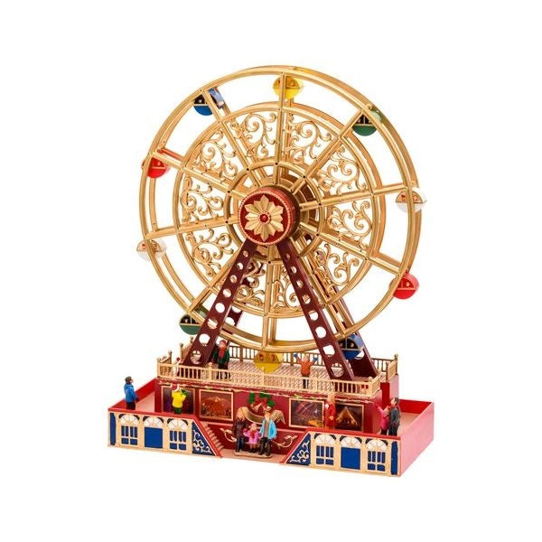 Paesaggio natale lotti 76884 xmas king ruota panoramica con movimento,