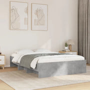 Giroletto-Struttura Letto Grigio Cemento 120x200 cm in Legno Multistrato 825976