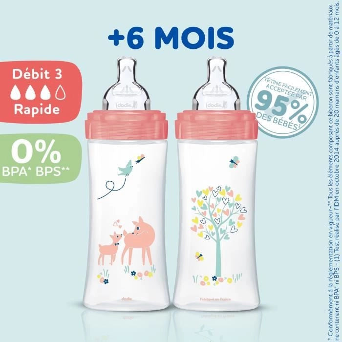 DODIE Sensation Kit Biberon 330ml x3 EB4