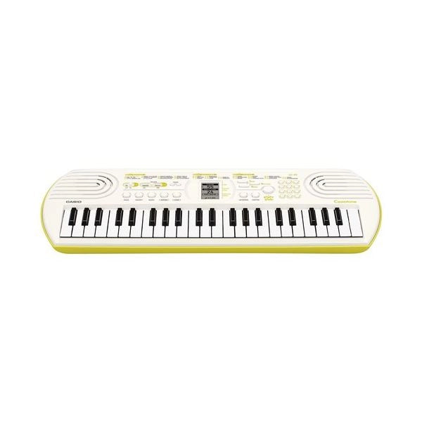 Tastiera musicale casio sa 80 white e yellow - 4971850321200