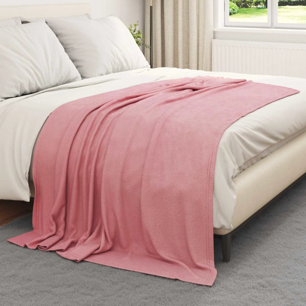 Coperte da Pile 24 pz Rosa 200 x 150 cm Panno
