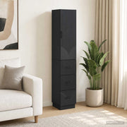 Set di armadi 2 pz 33 x 34,5 x 87 cm Legno ingegnerizzato Nero 3416809