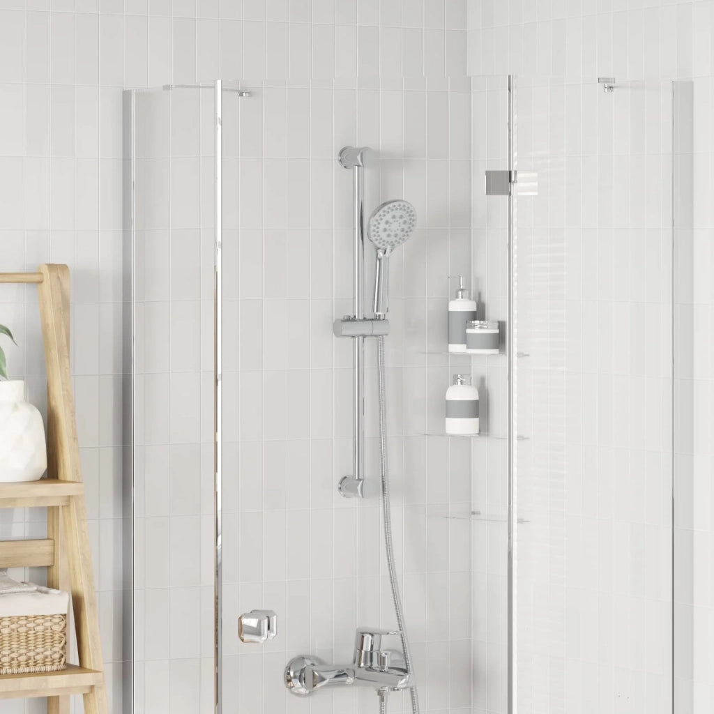 Supporto per Testa di Doccia Cromato 71 cm Acciaio Inox