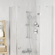 Supporto per Testa di Doccia Cromato 71 cm Acciaio Inox