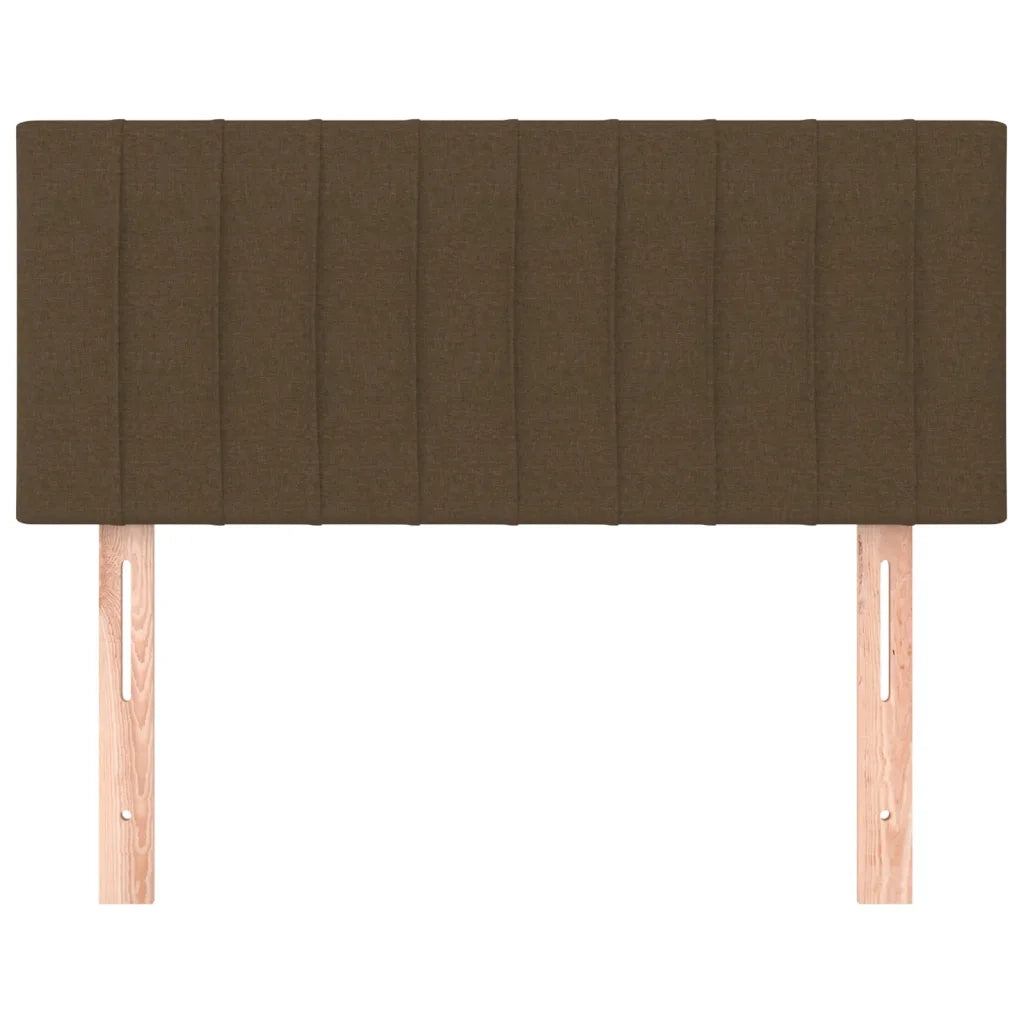 Testiera Marrone Scuro 100x5x78/88 cm in Tessuto 346231