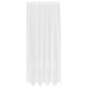 Tenda in Pizzo con tende Bianco 200 x 150 cm Poliestere