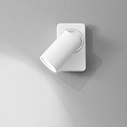 Spot Cilindrico Moderno Oddy Alluminio Bianco 1 Luce Gu10