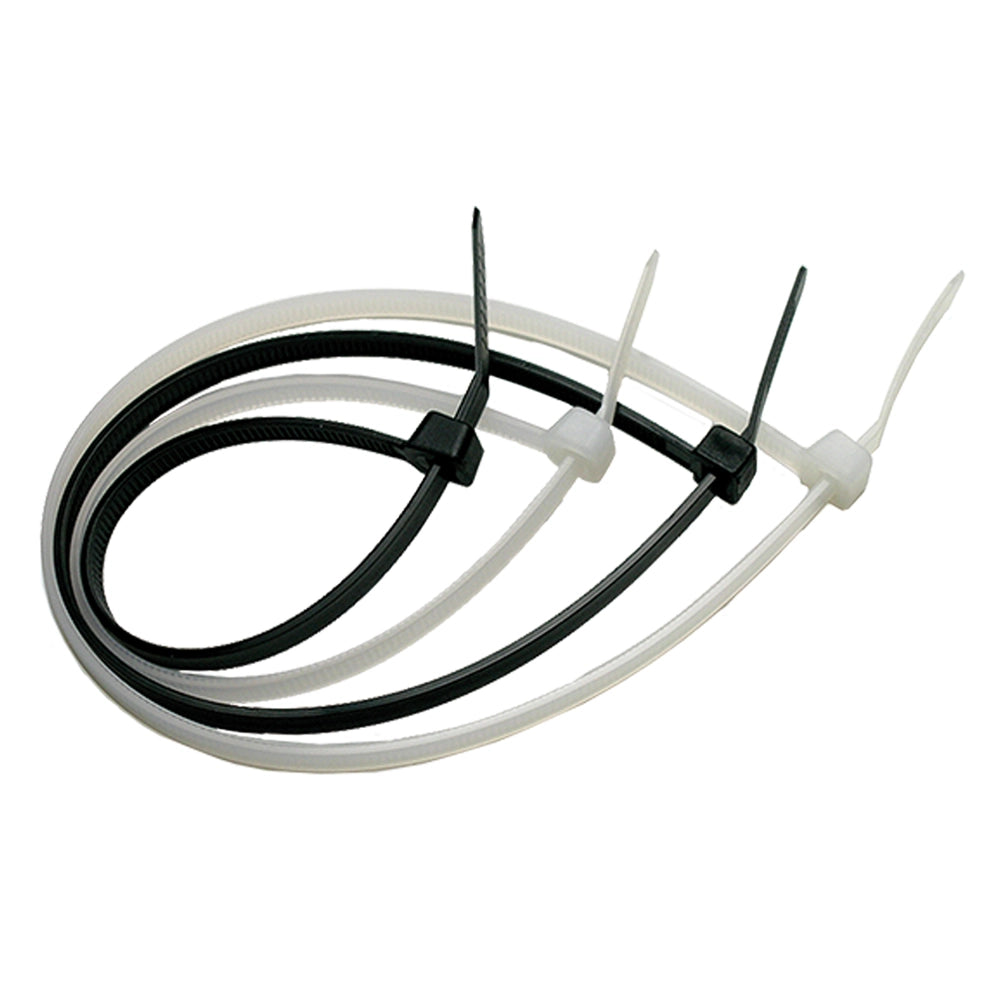 FASCETTA A STRAPPO PER CABLAGGIO mm 4,8 x 290 pz 100 - nero  - MADE IN ITALY