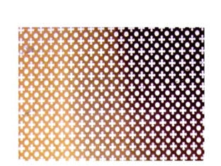 LAMIERA TRAFORATA ANODIZZATA  bronzo