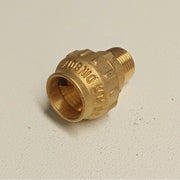 Raccordo m 32x1 niples in ottone filettato maschio ottone con tenuta o-ring ed ogiva in ottone