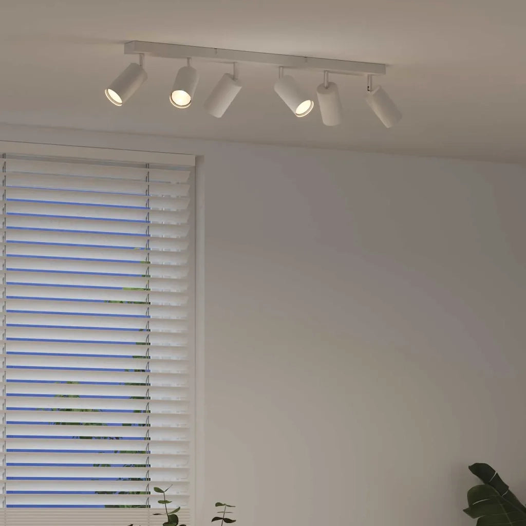 Faretto da soffitto Bianco 73 x 6 x 16 cm Metallo CFW8220732