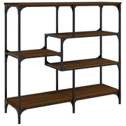 Tavolino Consolle | Tavolo d'Ingresso Rovere Marrone 103x32x95 cm Legno Multistrato