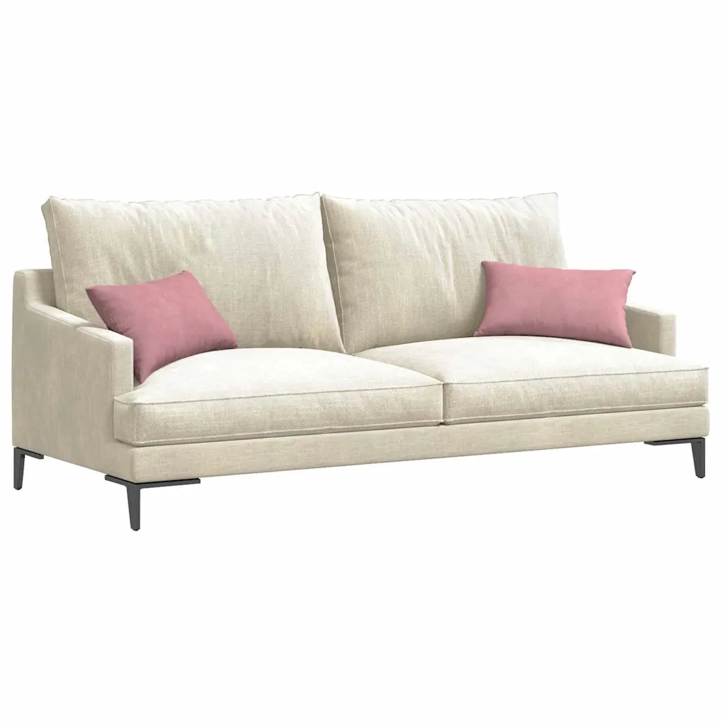 Cuscini da Divano 2 pz | Cuscini per sedie Rosa 50 x 30 cm Tessuto in Cords