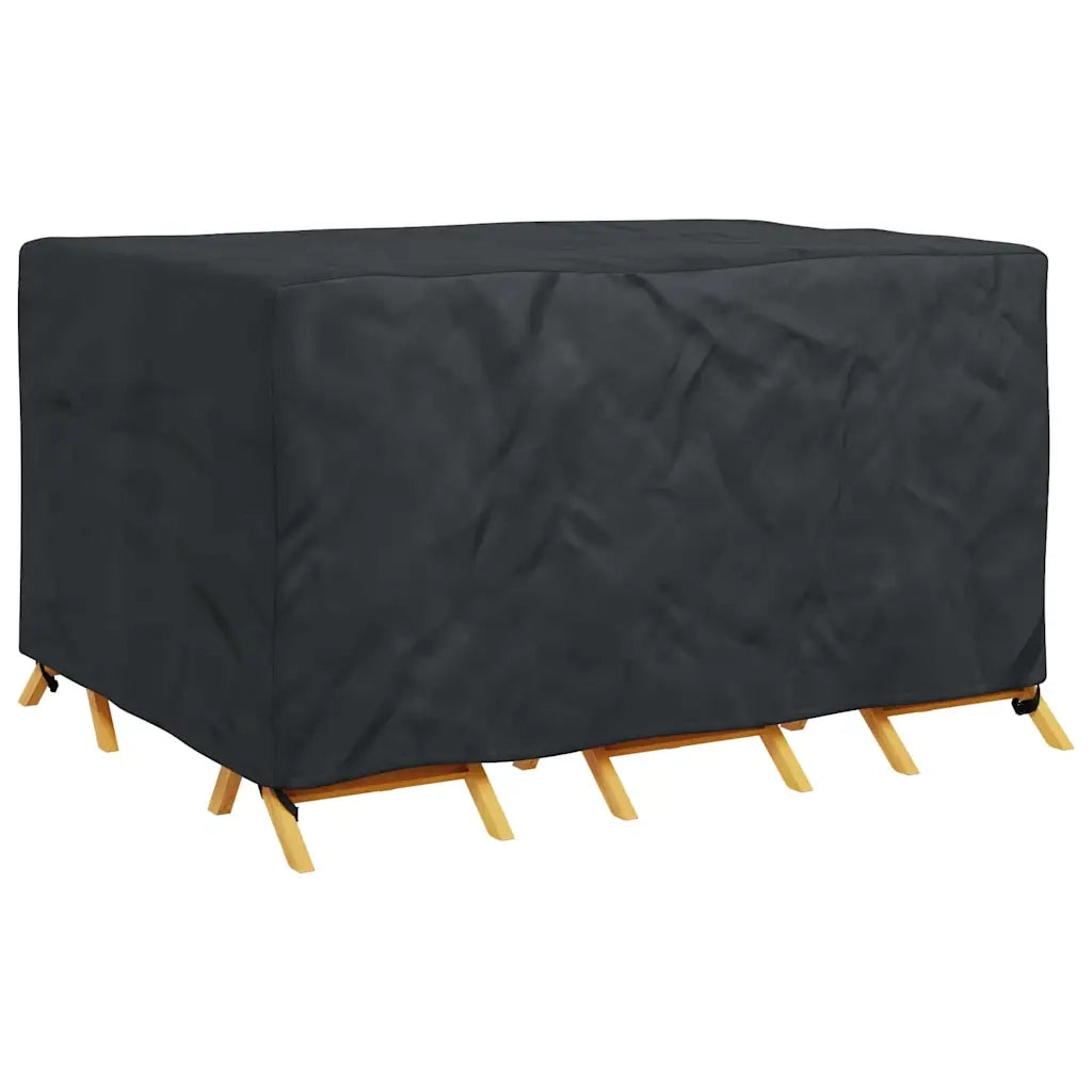 vidaXL Copertura per mobili da esterno Nero 180 x 150 x 85 cm 420D