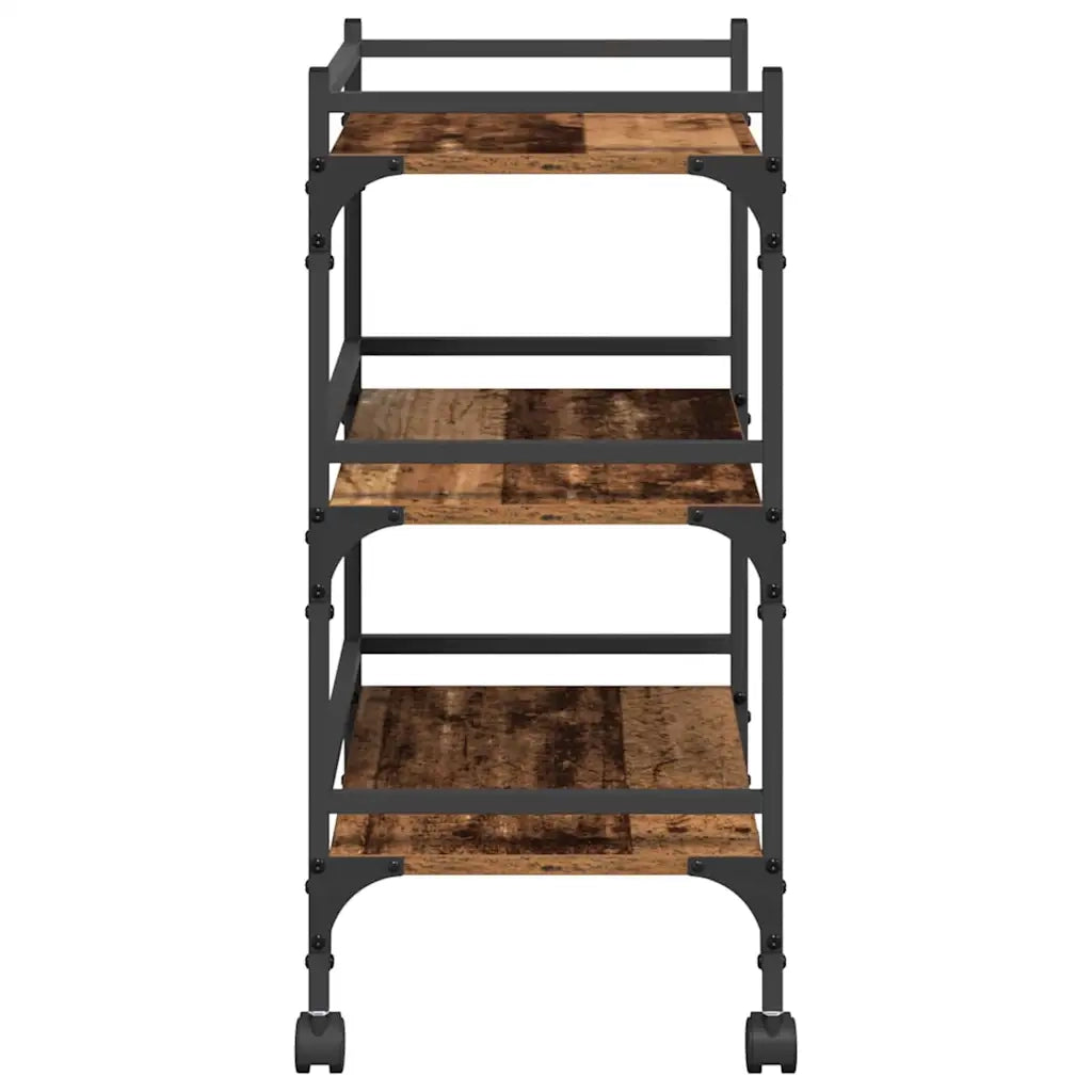Carrello da Cucina-Scaffale per Cucina Legno vecchio 50 x 35 x 75.5 cm