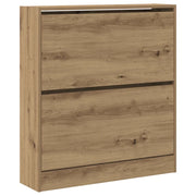 Scarpiera | Mobile per scarpe con lo scaffale Rovere fum¨¦ 80 x 21 x 87,5 cm
