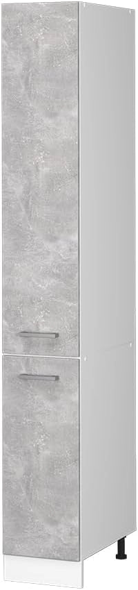 Frontale cucina R-Line, Calcestruzzo, 29.6 x 196 cm frontale del mobile per mobile alto estraibile