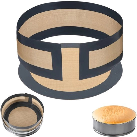 Mat di silicone per forno a prova di graffio - 2 pezzi - Resistente all'aderenza - Sostenibile - Antiscivolo - Supporto per teglie per forno - Adatto per teglie a forma di ciotola
