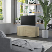 Mobile Porta TV Rovere Sonoma 80x34x36 cm Legno Multistrato 801853