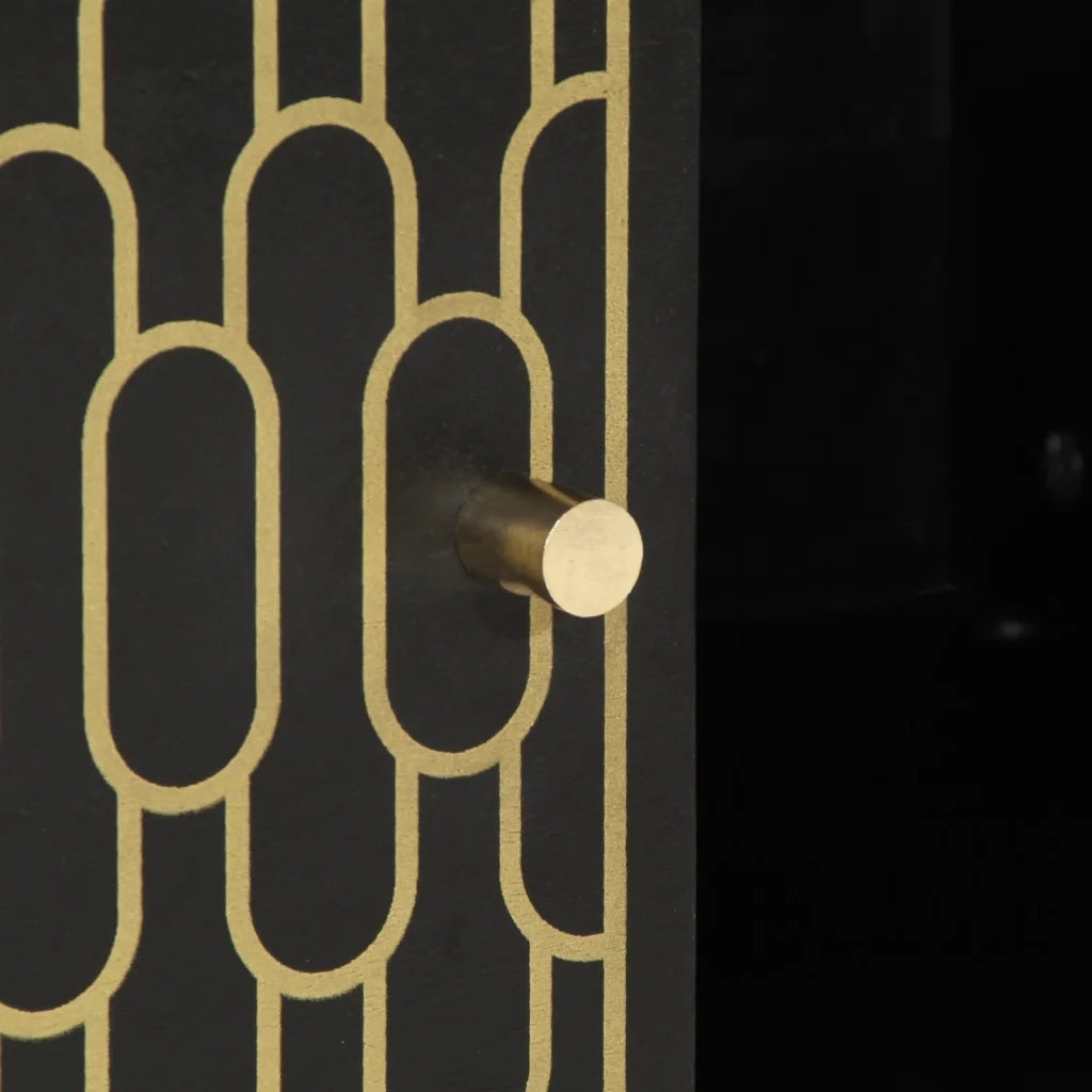 Tavolino da Salotto 80x50x40 cm Legno Massello di Mango 358324