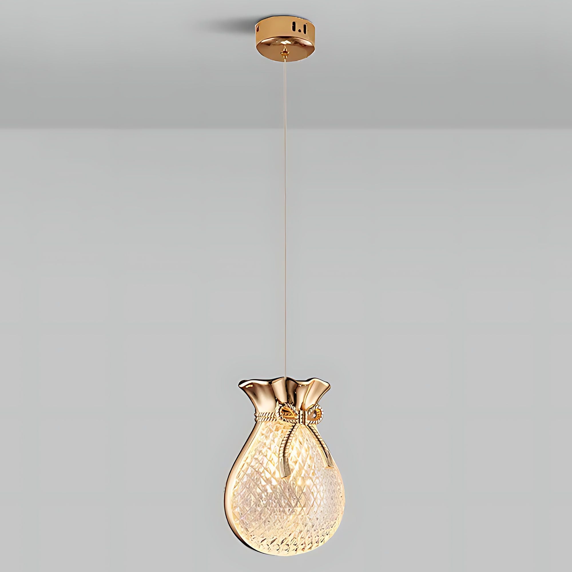 Lampada A Sospensione Da Soffitto Lhj107-1cp Light Rose Gold