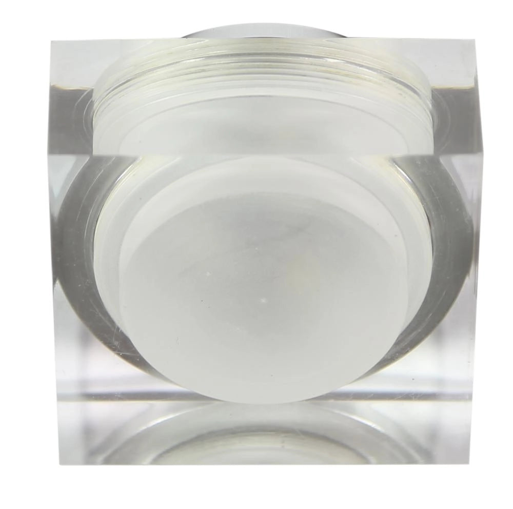 Faretto incasso LED 3W quadrato vetro trasparente SAK-02