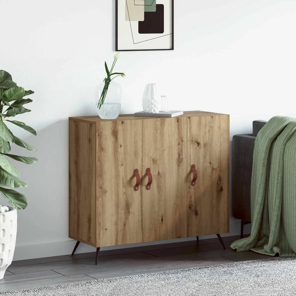 Credenza Rovere artigianale 89,5 x 34 x 80 cm Legno multistrato 879577