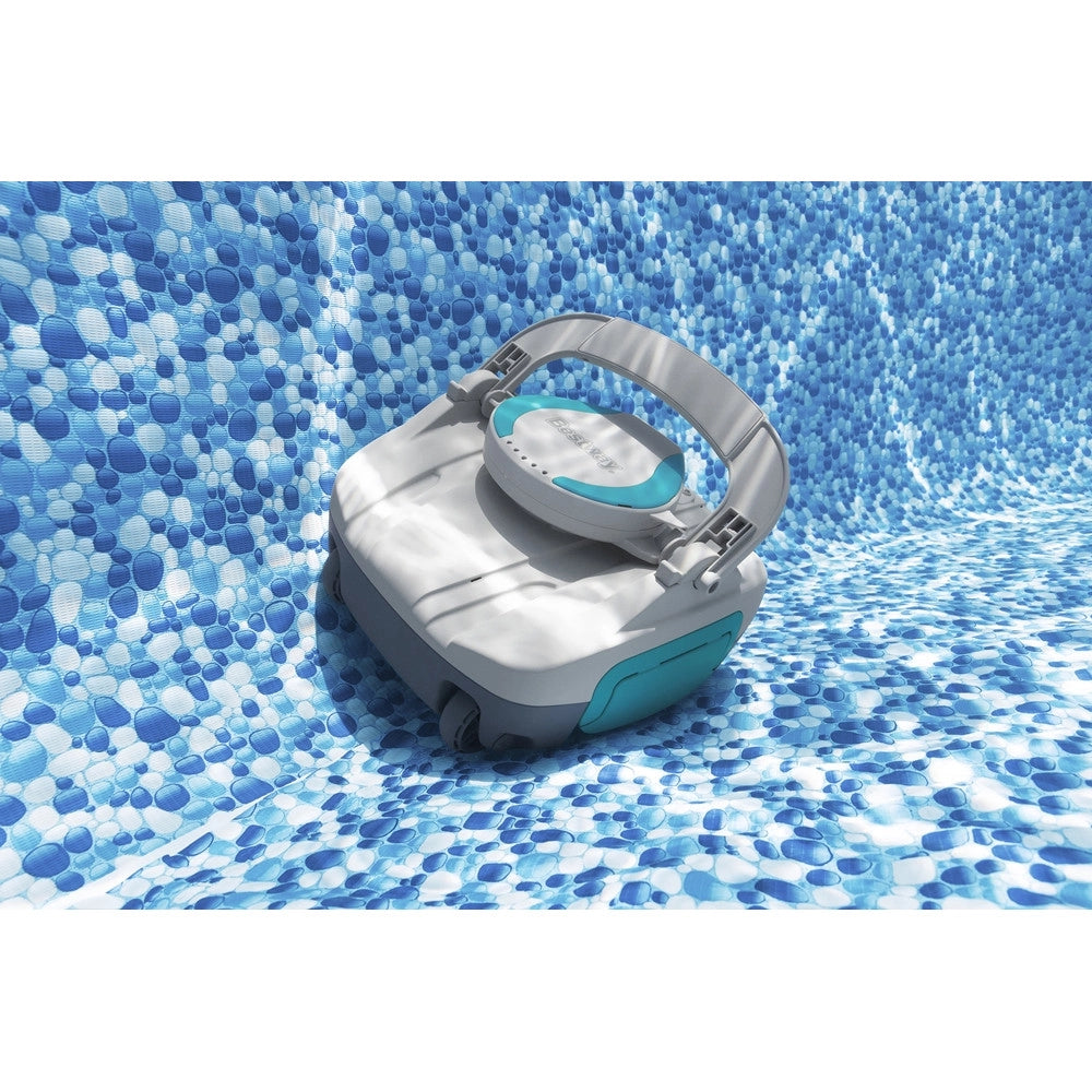 Trade Shop - Robot Pulitore Per Fondo Piscina Autonomo A Batteria Ricaricabile Aquatronix G100 58864 -