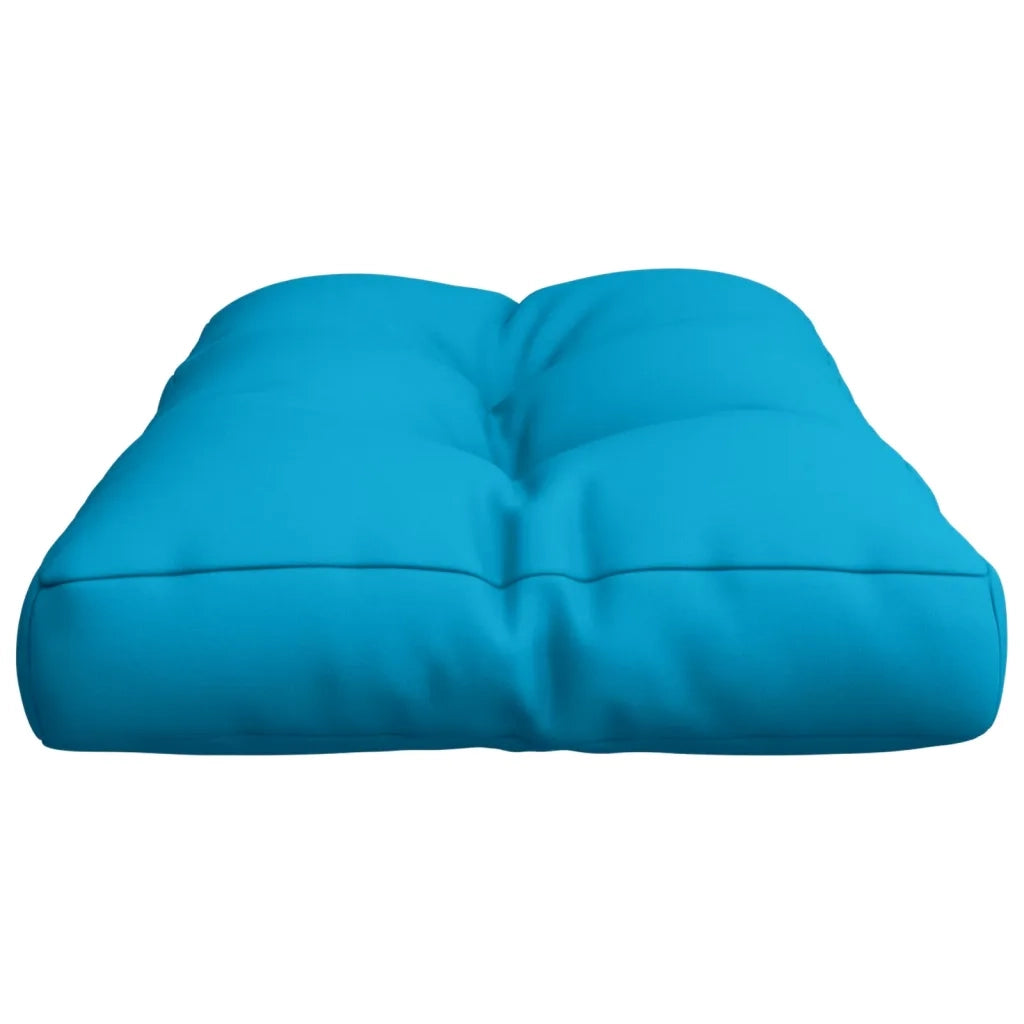 Cuscino per Pallet Blu Chiaro 80x40x12 cm in Tessuto 360605
