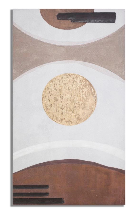 Dipinto su Tela Sunry 180x4,8x100 cm in Legno e Tessuto