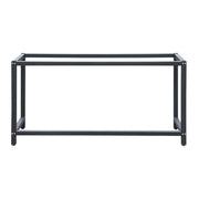 Banco da lavoro con telaio fisso 125 cm tavolo da lavoro supporto officina 16_0002151