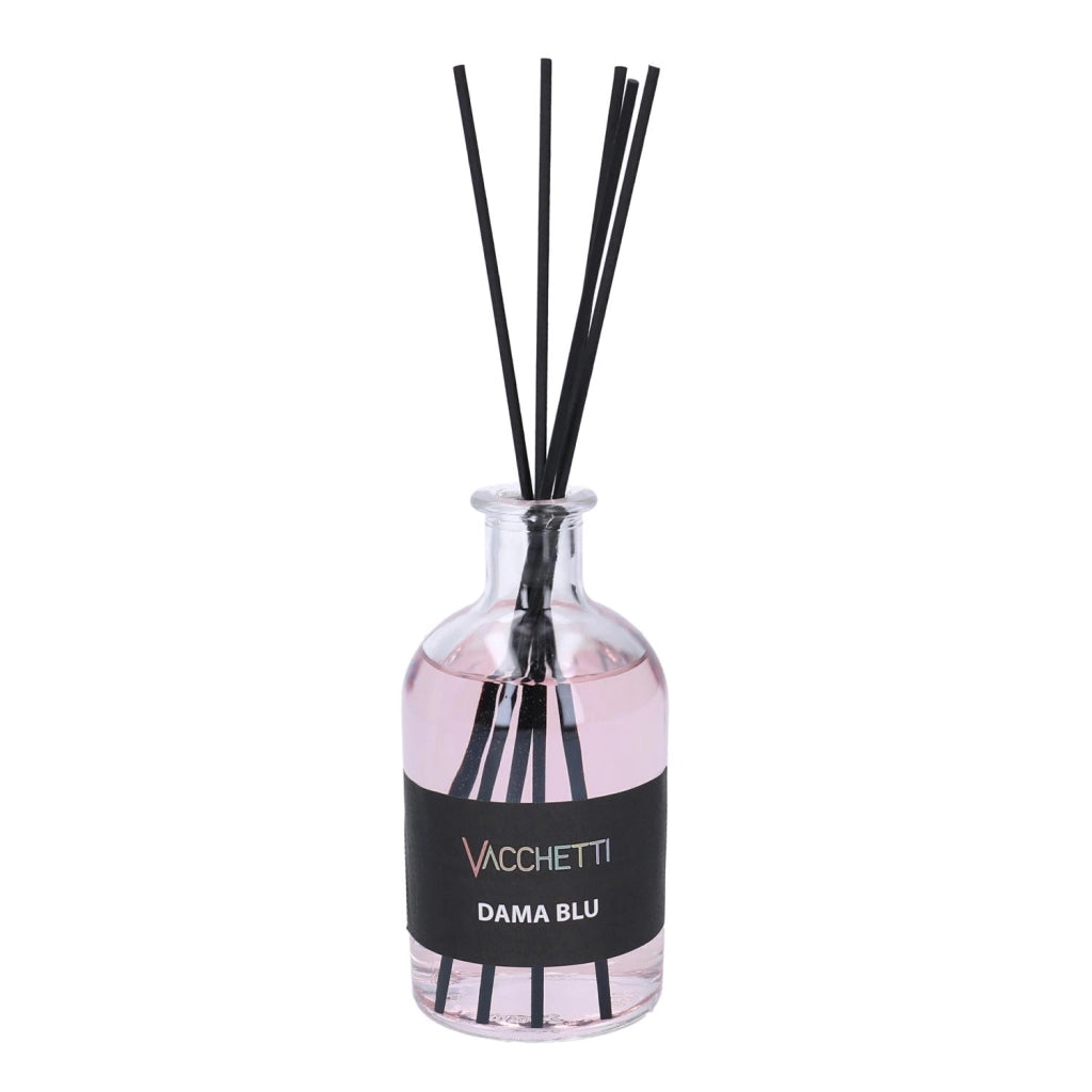 Glass air freshener 250 ml dama blu cmø6h24